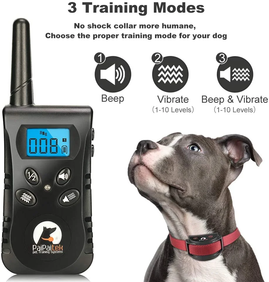 Paipaitek No Shock Safe Training Collar for deaf dogs