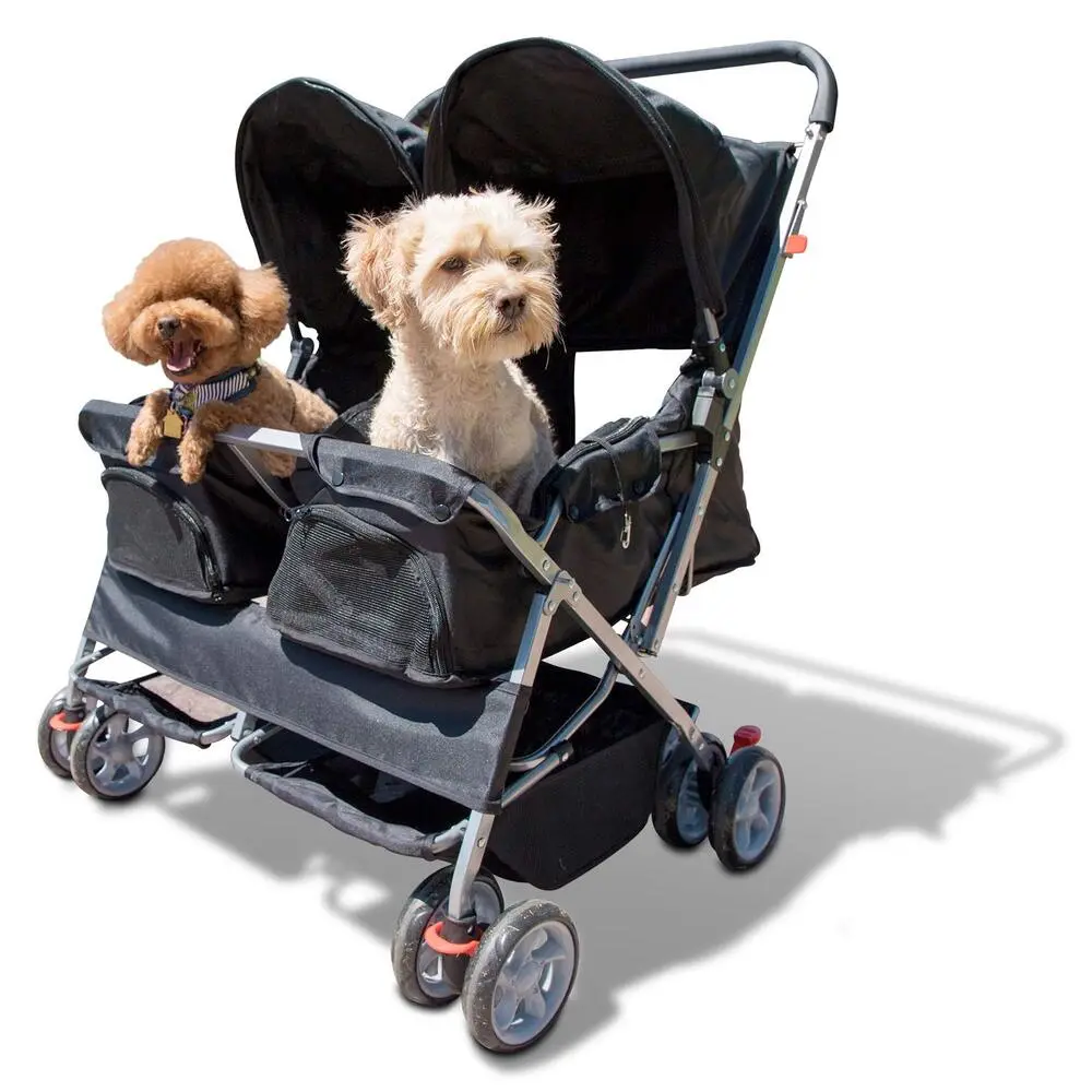 Paws & Pals Double Pet Stroller
