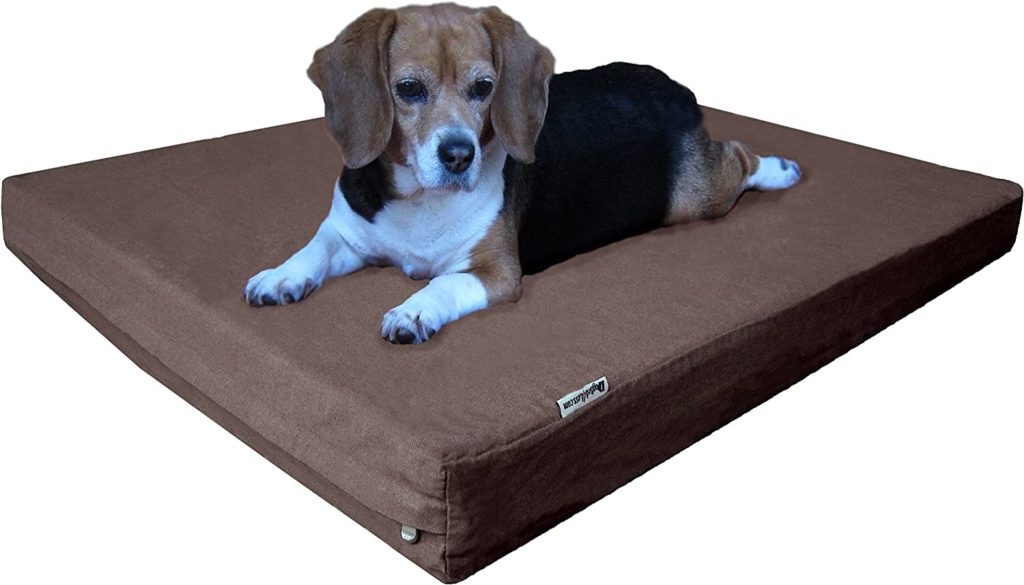 Dogbed4less Orthopedic Memory Foam Dog Bed 