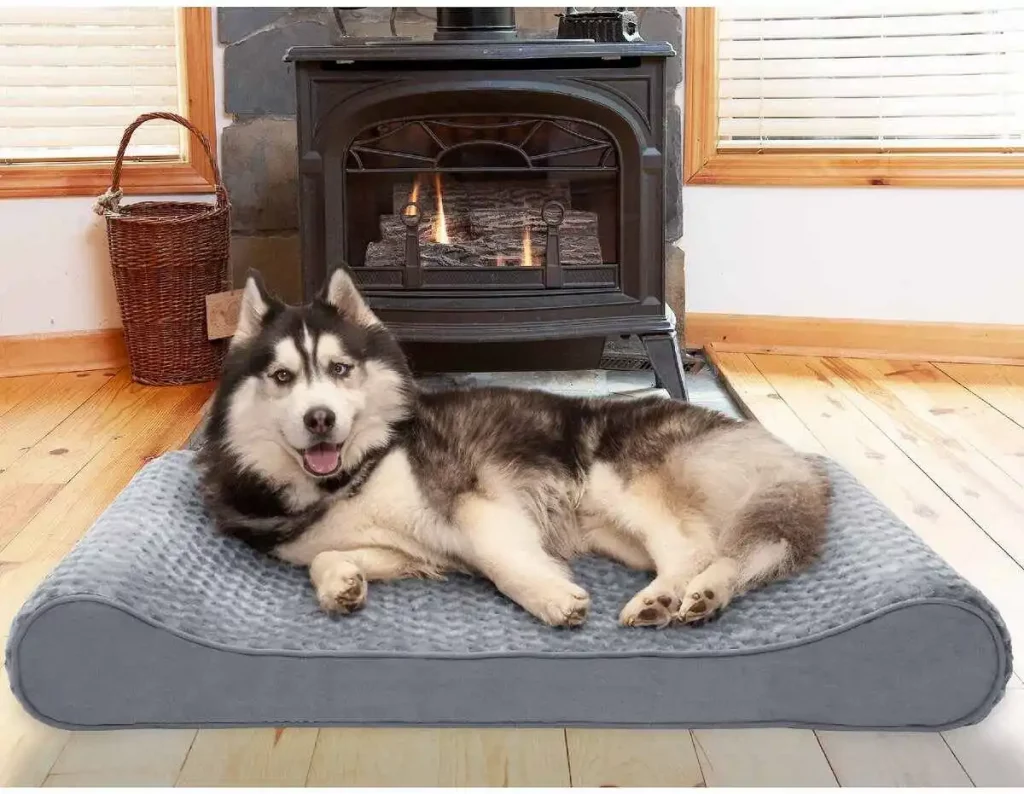 FurHaven Ultra Plush Luxe Lounger Memory Foam Dog Bed
