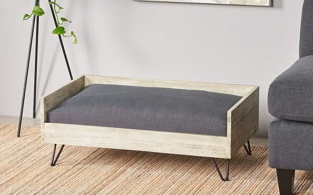 Modern elevated bed Ophelia Mid-Century